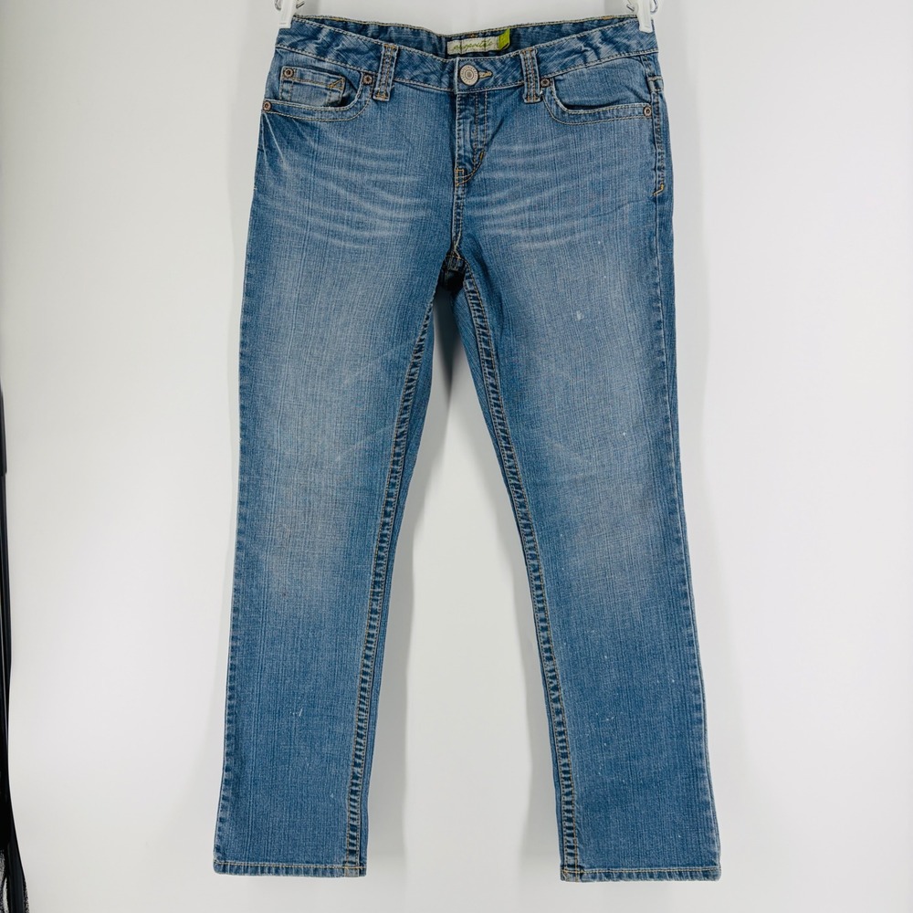 Aeropostale Jeans Size 13/14 Bayla Skinny Leg Y2K Regular Medium Denim